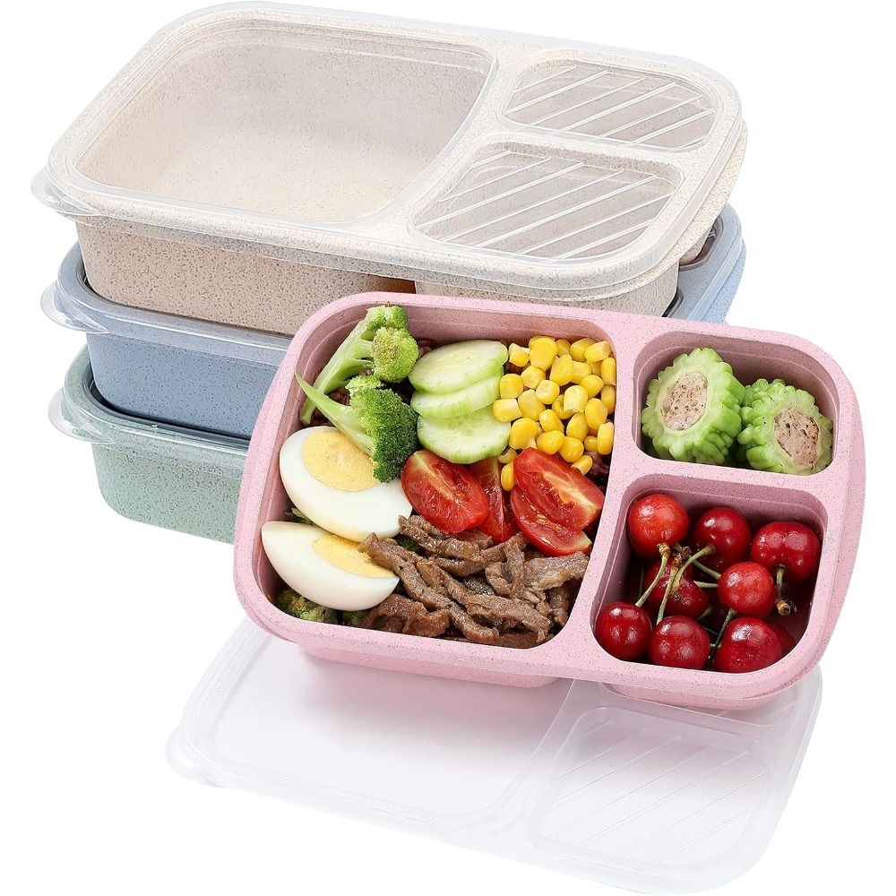Meal Prep Box - 1 Bento Box Lunch Box for