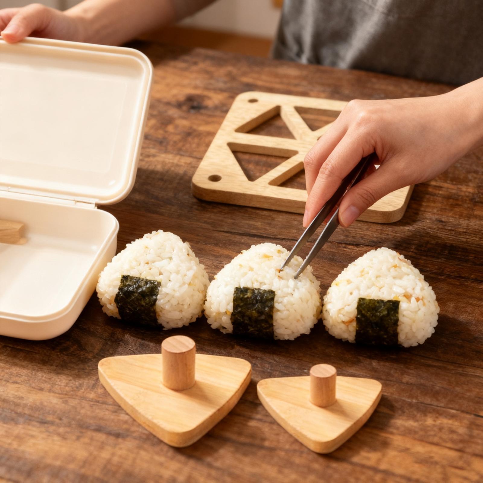 Riceball Mold Classic Wooden N - Meal Prep Rice recension och pris