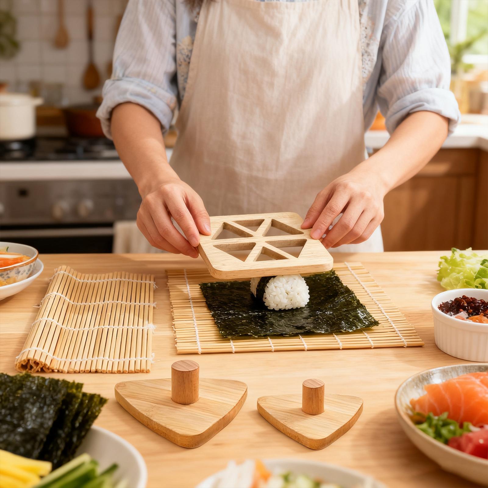 Riceball Mold Classic Wooden N - Meal Prep Rice recension och pris