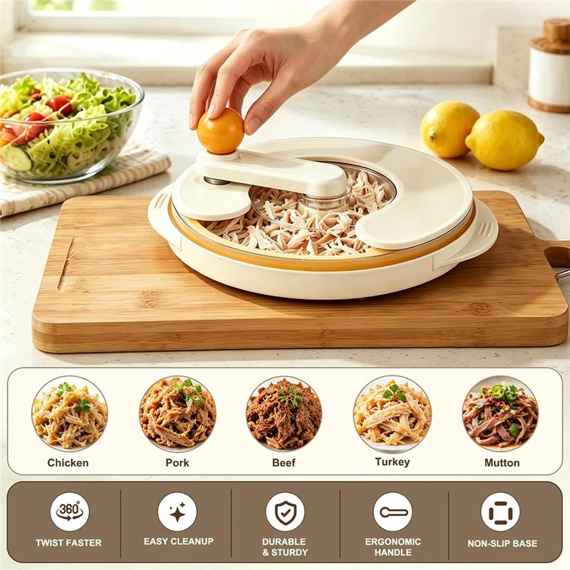 AAAN-Manual Chicken Breast Shr - Meal Prep With Chicken Breast recension och pris