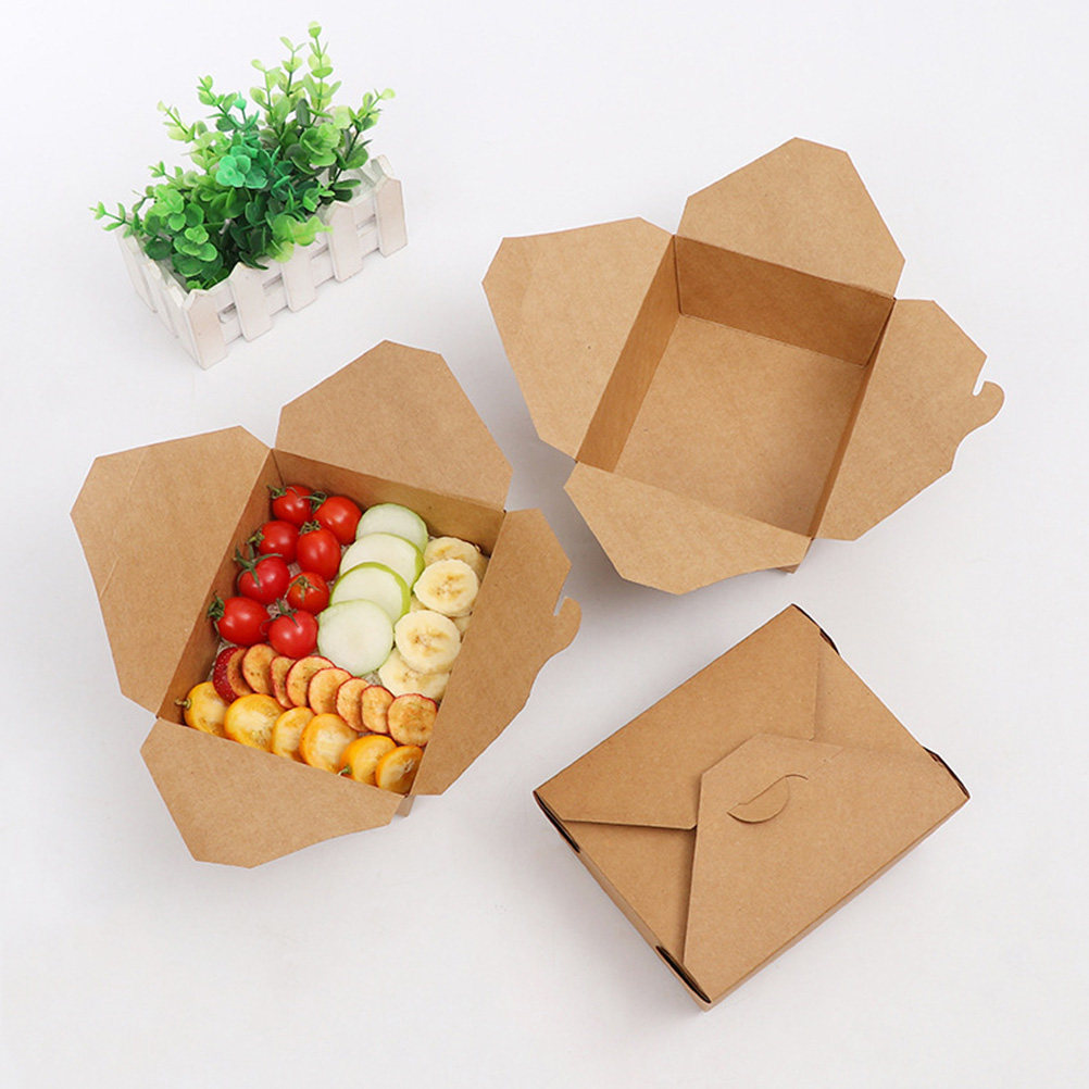 20Pcs Kraft Paper Disposable M - Meal Prep Delivery recension och pris