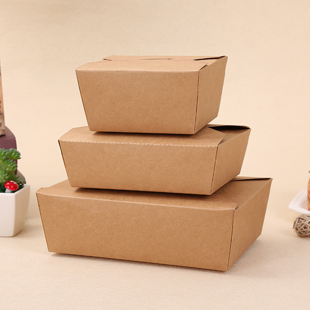 20Pcs Kraft Paper Disposable M - Meal Prep Delivery recension och pris