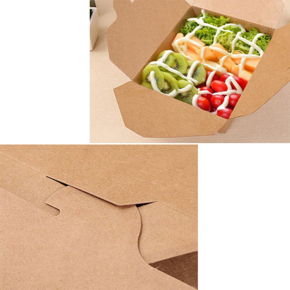 20Pcs Kraft Paper Disposable M - Meal Prep Delivery recension och pris