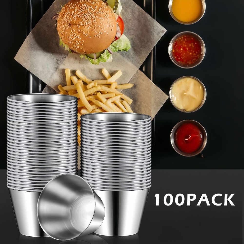 Mini Stainless Steel Sauce Cup - Sauce Dipping Cup recension och pris