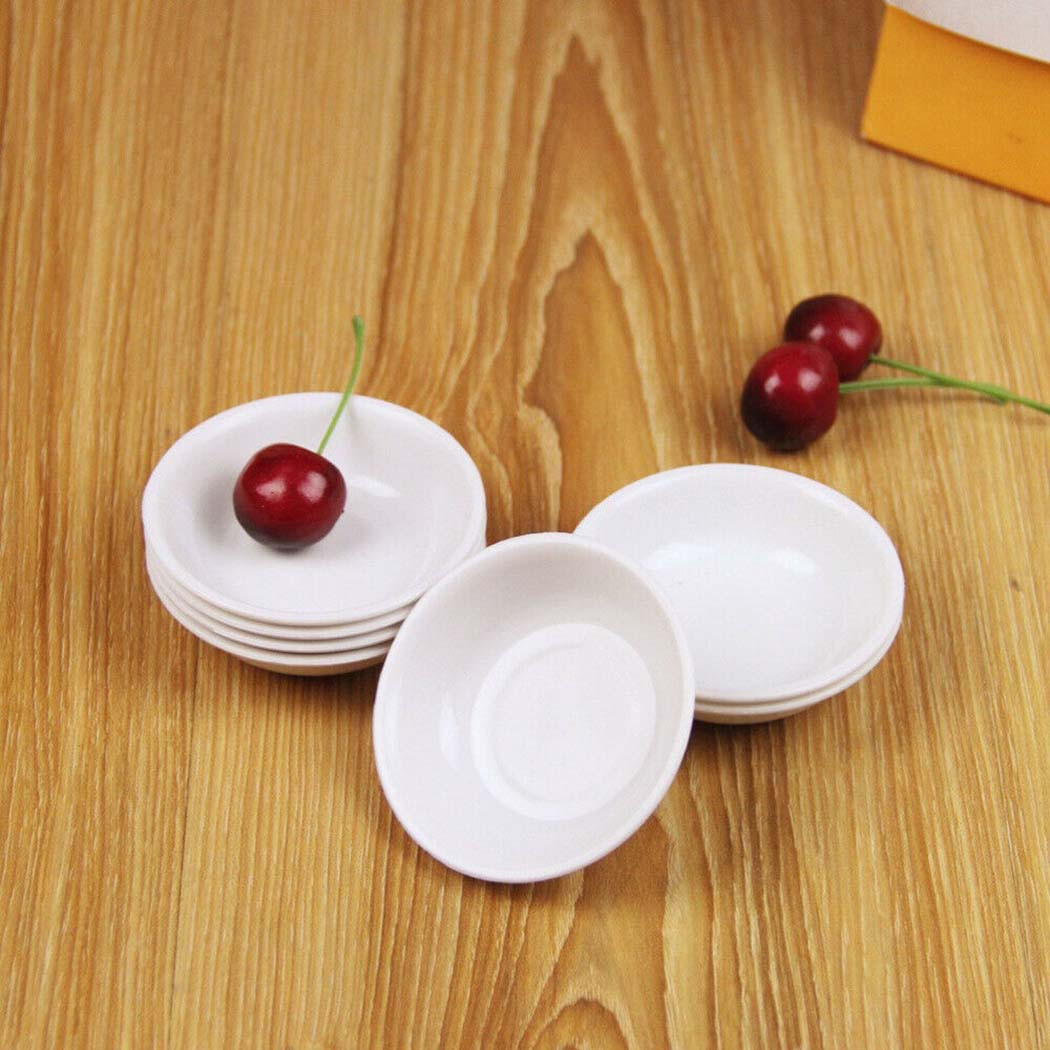 5pcs White Plastic Sauce Dishe - Sauce Dipping Cup recension och pris