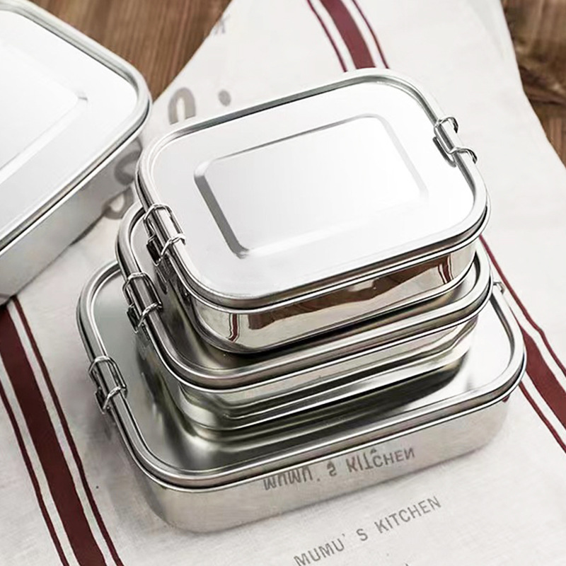 304 Stainless Steel Square Lun - Meal Prep Box recension och pris