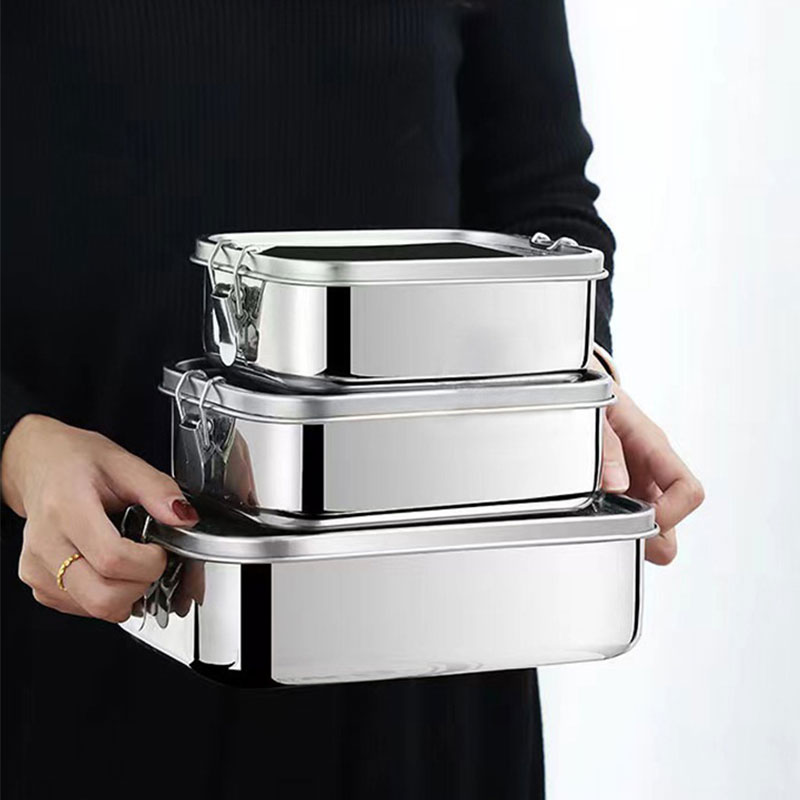 304 Stainless Steel Square Lun - Meal Prep Box recension och pris