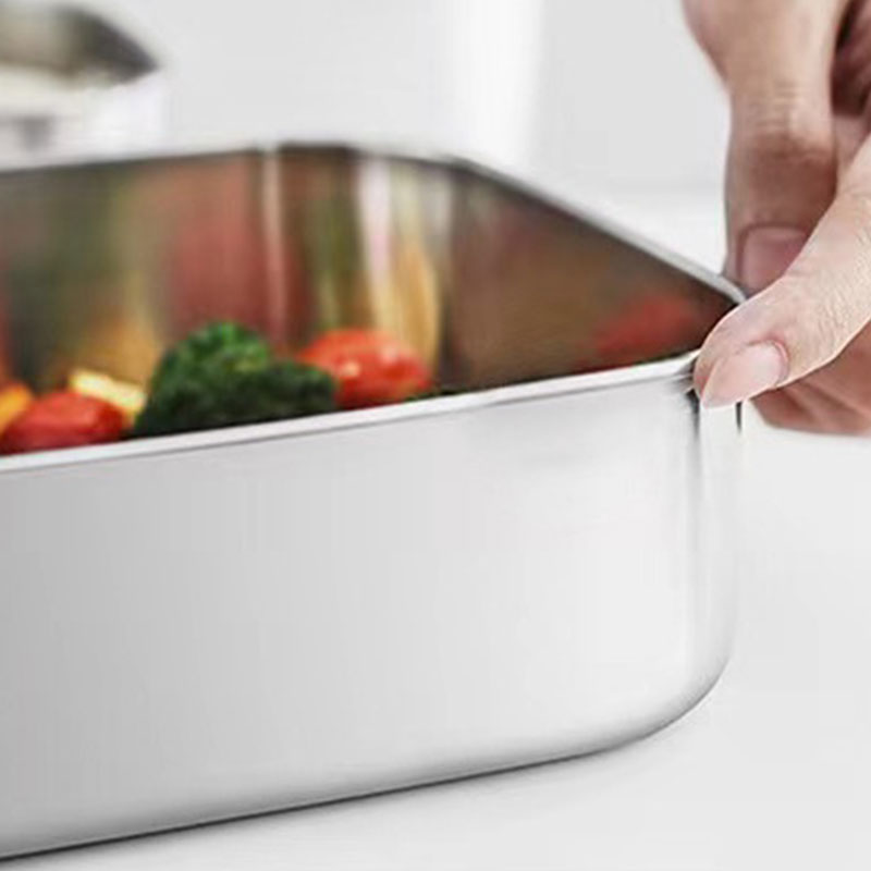 304 Stainless Steel Square Lun - Meal Prep Box recension och pris