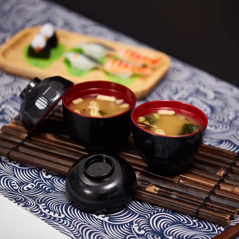 2 Tone Miso Soup Bowl with Lid - Meal Prep Rice recension och pris