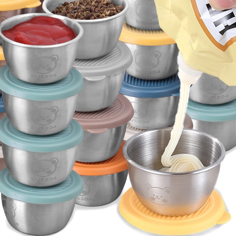 10/1pc 50ml Leakproof Stainles - Sauce Dipping Cup recension och pris