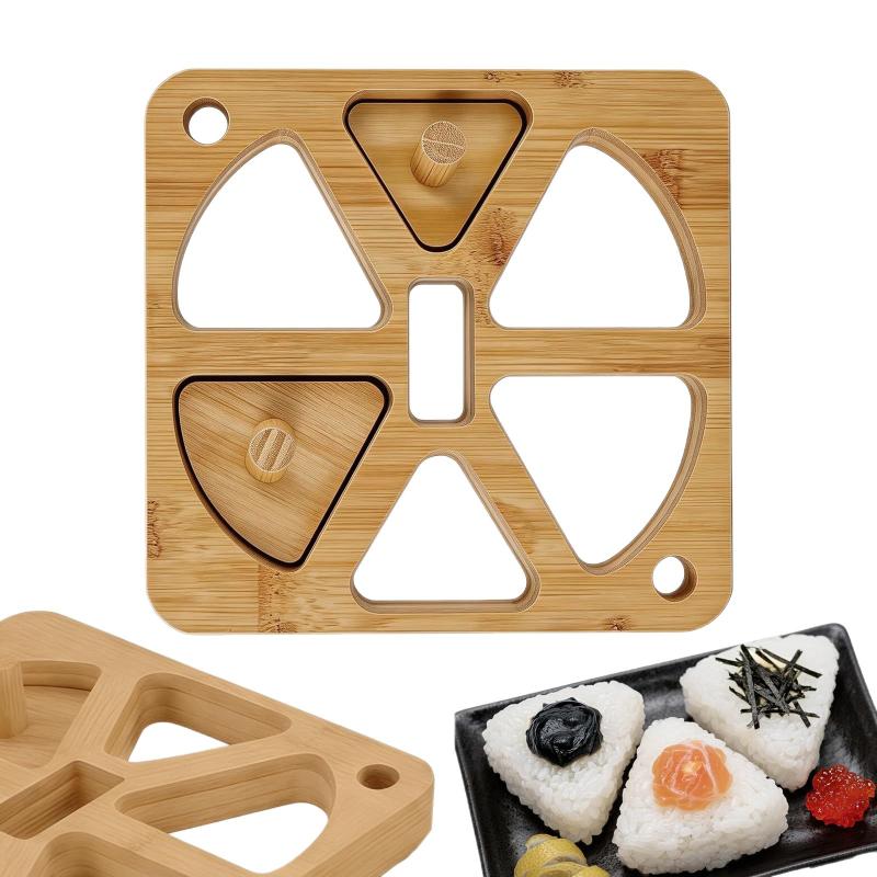 Wooden Onigiri Rice Ball Mold  - Meal Prep Rice recension och pris
