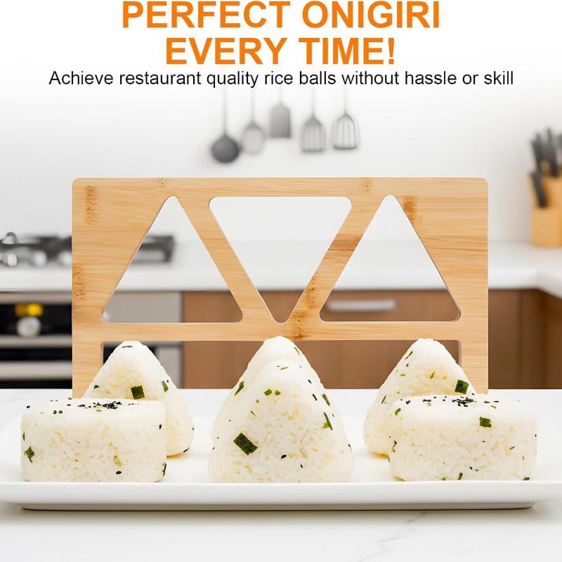 Wooden Onigiri Rice Ball Mold  - Meal Prep Rice recension och pris