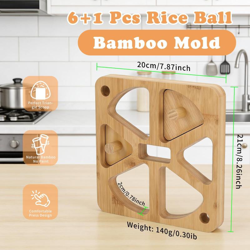 Wooden Onigiri Rice Ball Mold  - Meal Prep Rice recension och pris